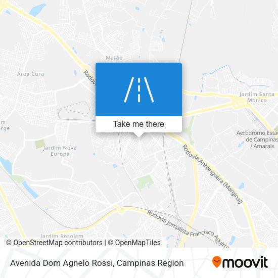 Avenida Dom Agnelo Rossi map