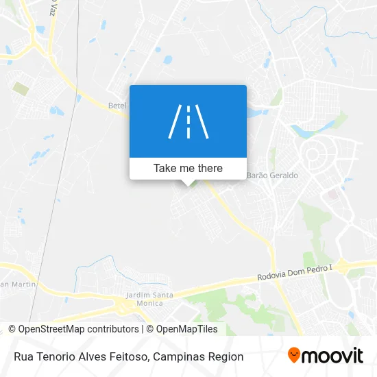 Rua Tenorio Alves Feitoso map
