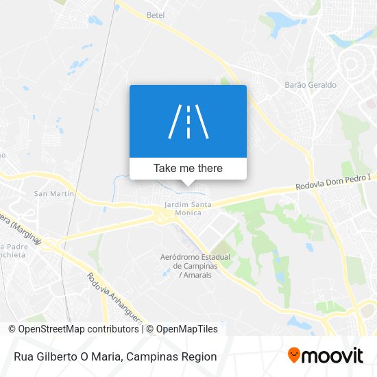 Rua Gilberto O Maria map