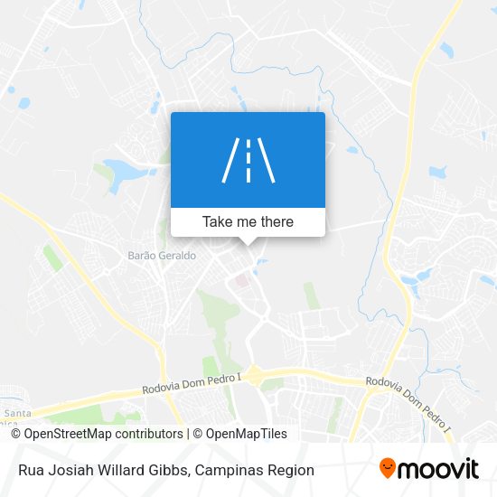 Rua Josiah Willard Gibbs map