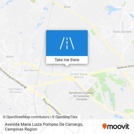 Avenida Maria Luiza Pompeo De Camargo map
