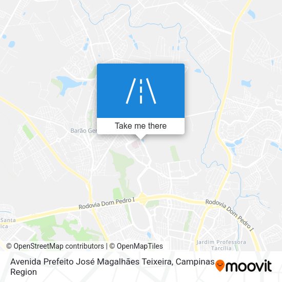 Avenida Prefeito José Magalhães Teixeira map