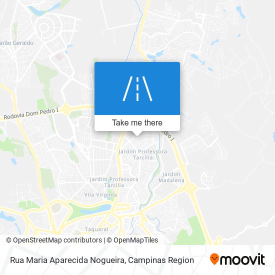 Mapa Rua Maria Aparecida Nogueira