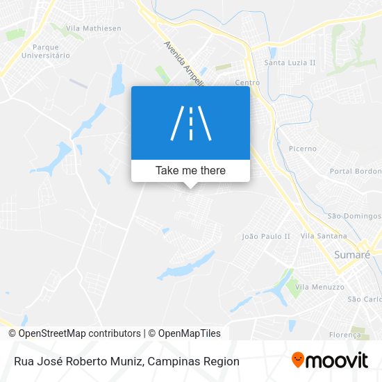Rua José Roberto Muniz map