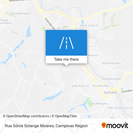 Rua Sônia Solange Moares map
