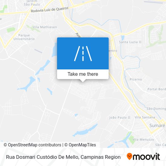 Rua Dosmari Custódio De Mello map