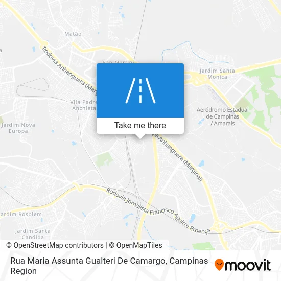 Rua Maria Assunta Gualteri De Camargo map