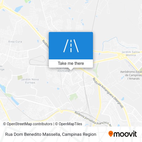Rua Dom Benedito Massella map