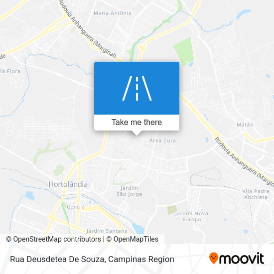 Rua Deusdetea De Souza map