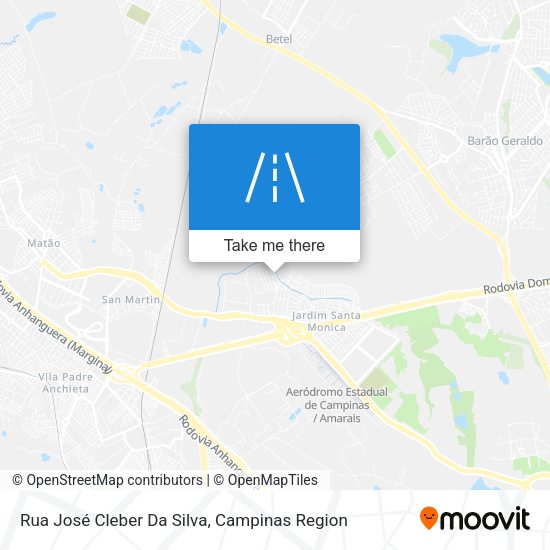 Rua José Cleber Da Silva map