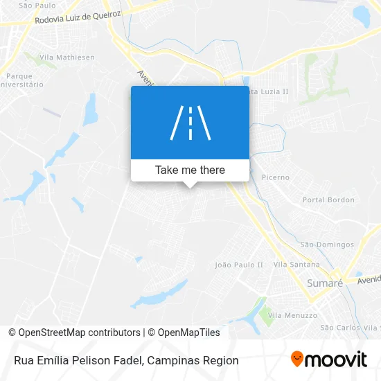 Rua Emília Pelison Fadel map