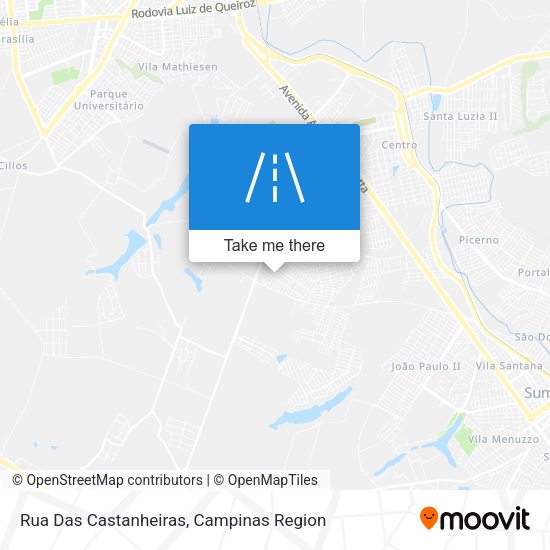 Rua Das Castanheiras map