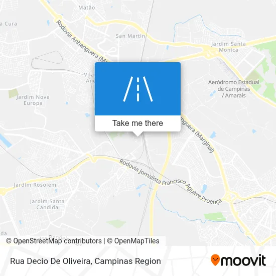 Rua Decio De Oliveira map