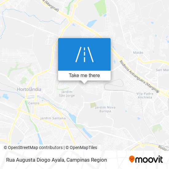 Rua Augusta Diogo Ayala map