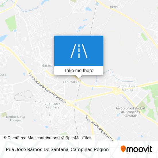 Rua Jose Ramos De Santana map