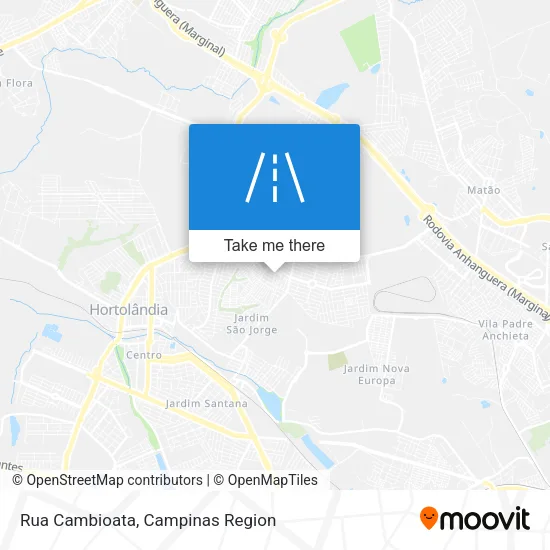 Rua Cambioata map