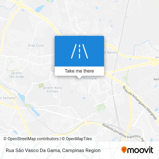 Rua São Vasco Da Gama map