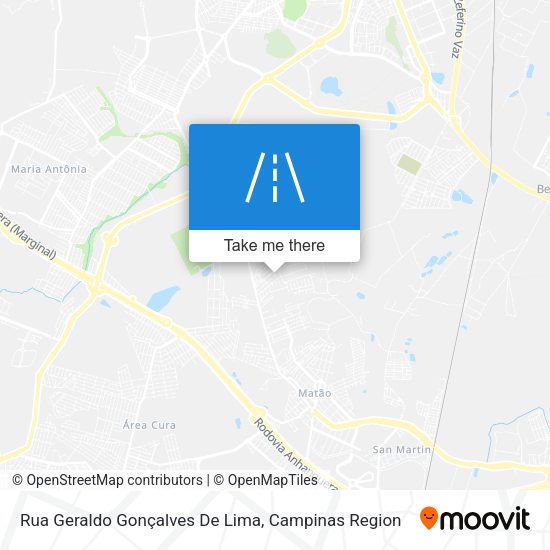 Rua Geraldo Gonçalves De Lima map