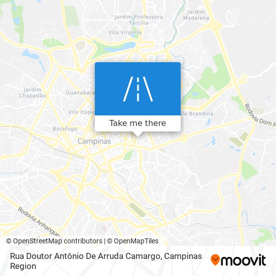 Rua Doutor Antônio De Arruda Camargo map