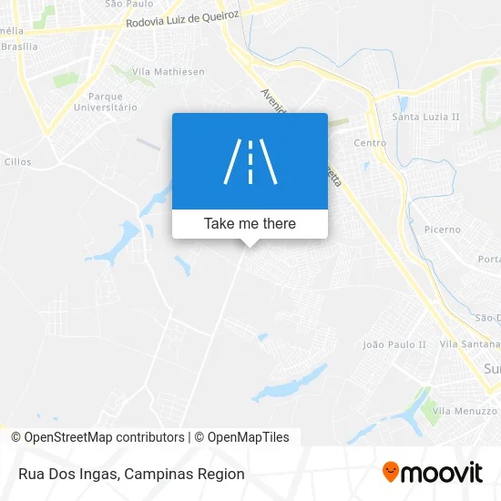 Rua Dos Ingas map