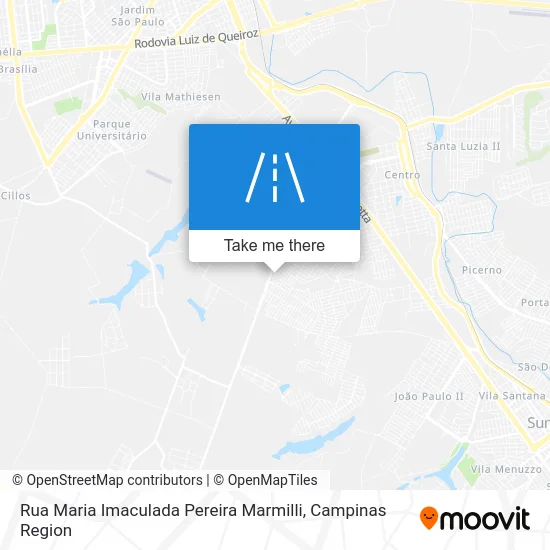 Rua Maria Imaculada Pereira Marmilli map