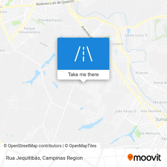 Rua Jequitibás map