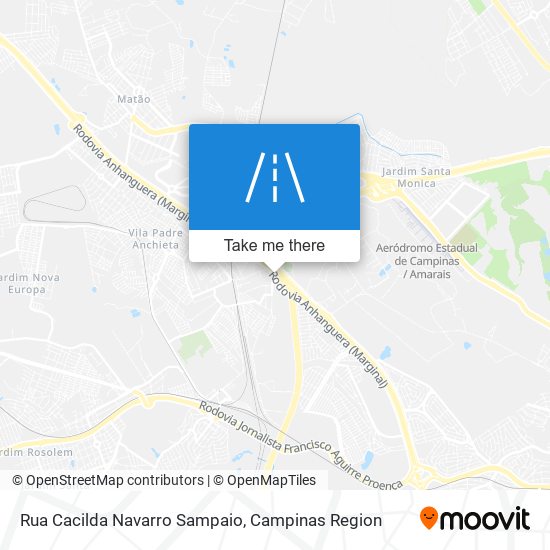 Rua Cacilda Navarro Sampaio map