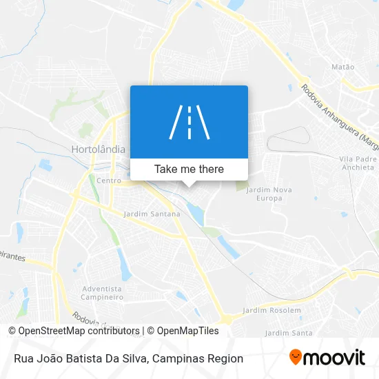 Rua João Batista Da Silva map