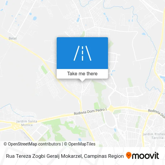 Rua Tereza Zogbi Geraij Mokarzel map