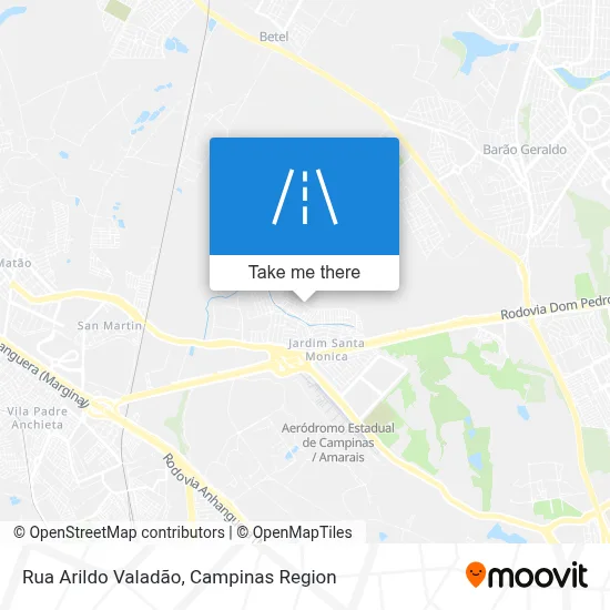 Rua Arildo Valadão map