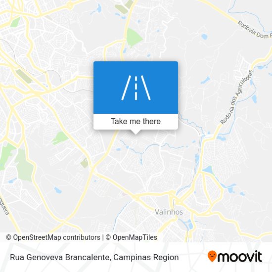 Rua Genoveva Brancalente map