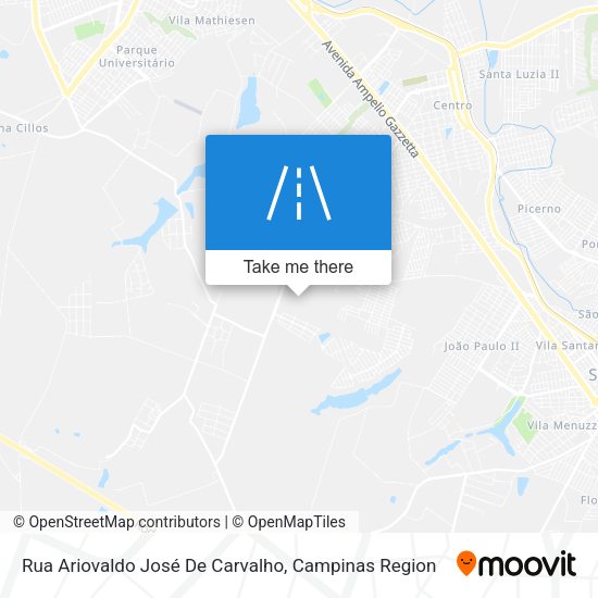 Rua Ariovaldo José De Carvalho map