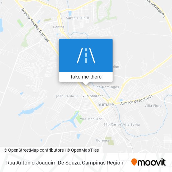 Rua Antônio Joaquim De Souza map