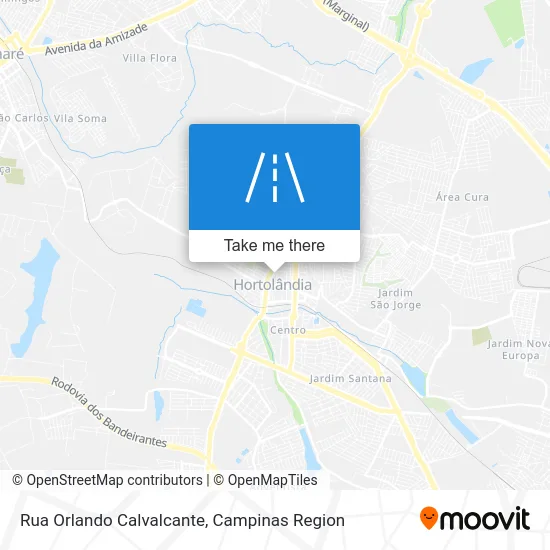 Rua Orlando Calvalcante map