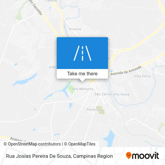 Rua Josias Pereira De Souza map