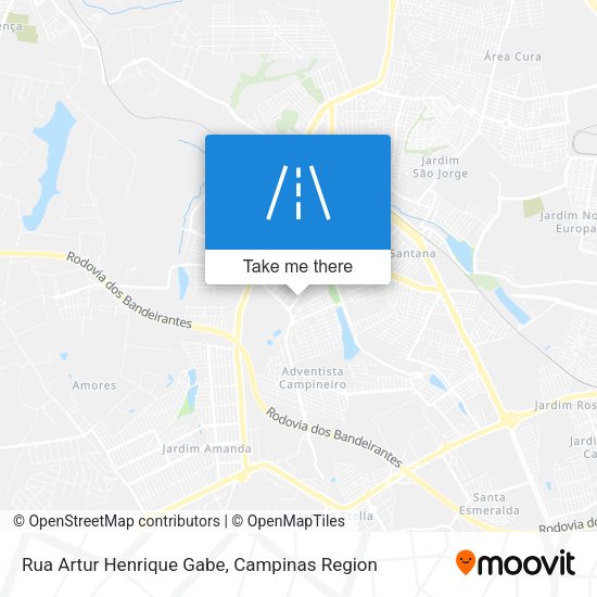 Rua Artur Henrique Gabe map