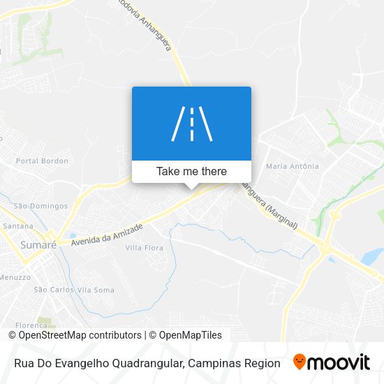 Rua Do Evangelho Quadrangular map
