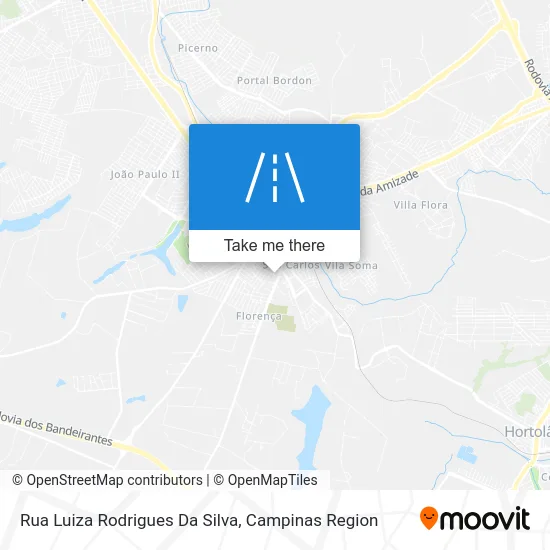 Rua Luiza Rodrigues Da Silva map