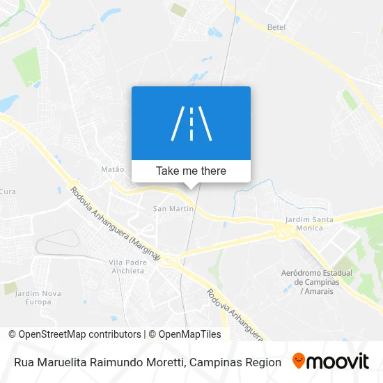 Rua Maruelita Raimundo Moretti map