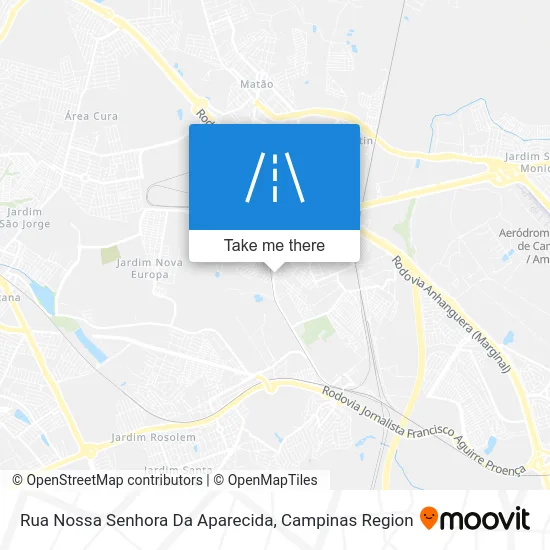 Rua Nossa Senhora Da Aparecida map