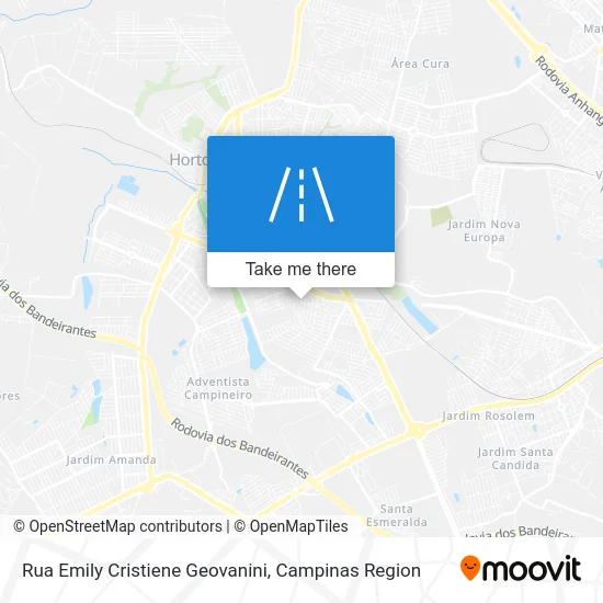 Rua Emily Cristiene Geovanini map