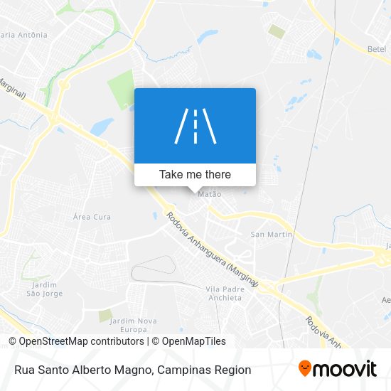 Rua Santo Alberto Magno map