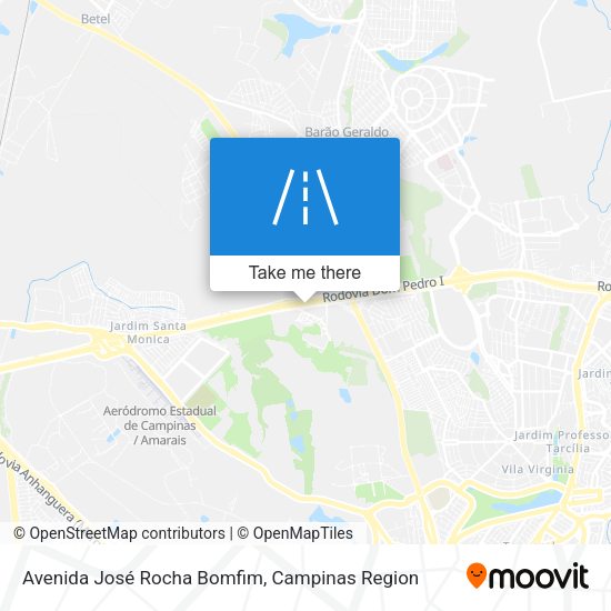 Avenida José Rocha Bomfim map
