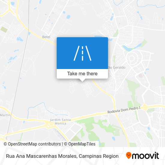 Rua Ana Mascarenhas Morales map