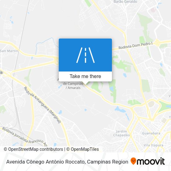 Avenida Cônego Antônio Roccato map