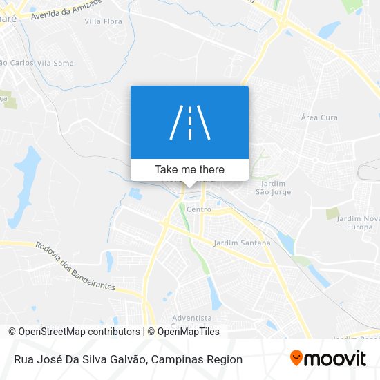Rua José Da Silva Galvão map