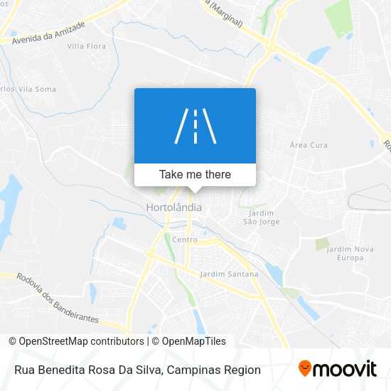 Rua Benedita Rosa Da Silva map