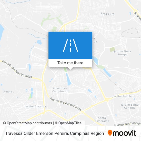 Travessa Oilder Emerson Pereira map