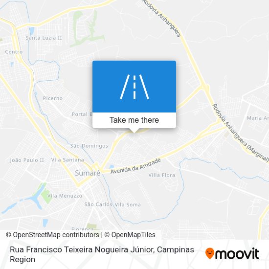 Rua Francisco Teixeira Nogueira Júnior map