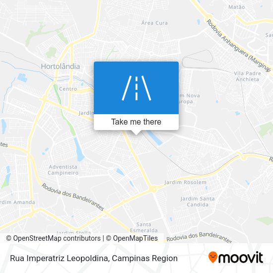 Rua Imperatriz Leopoldina map